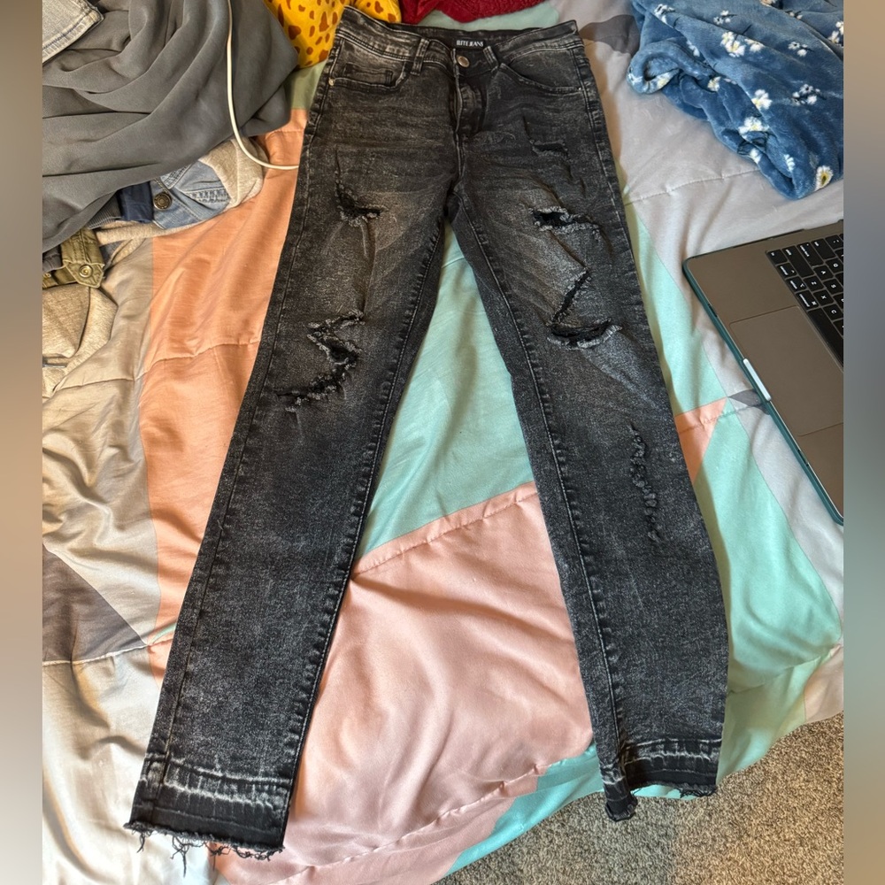 black elite jeans, 5/27 size